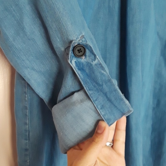 Zara Premium• chambray button down - Picture 5 of 5